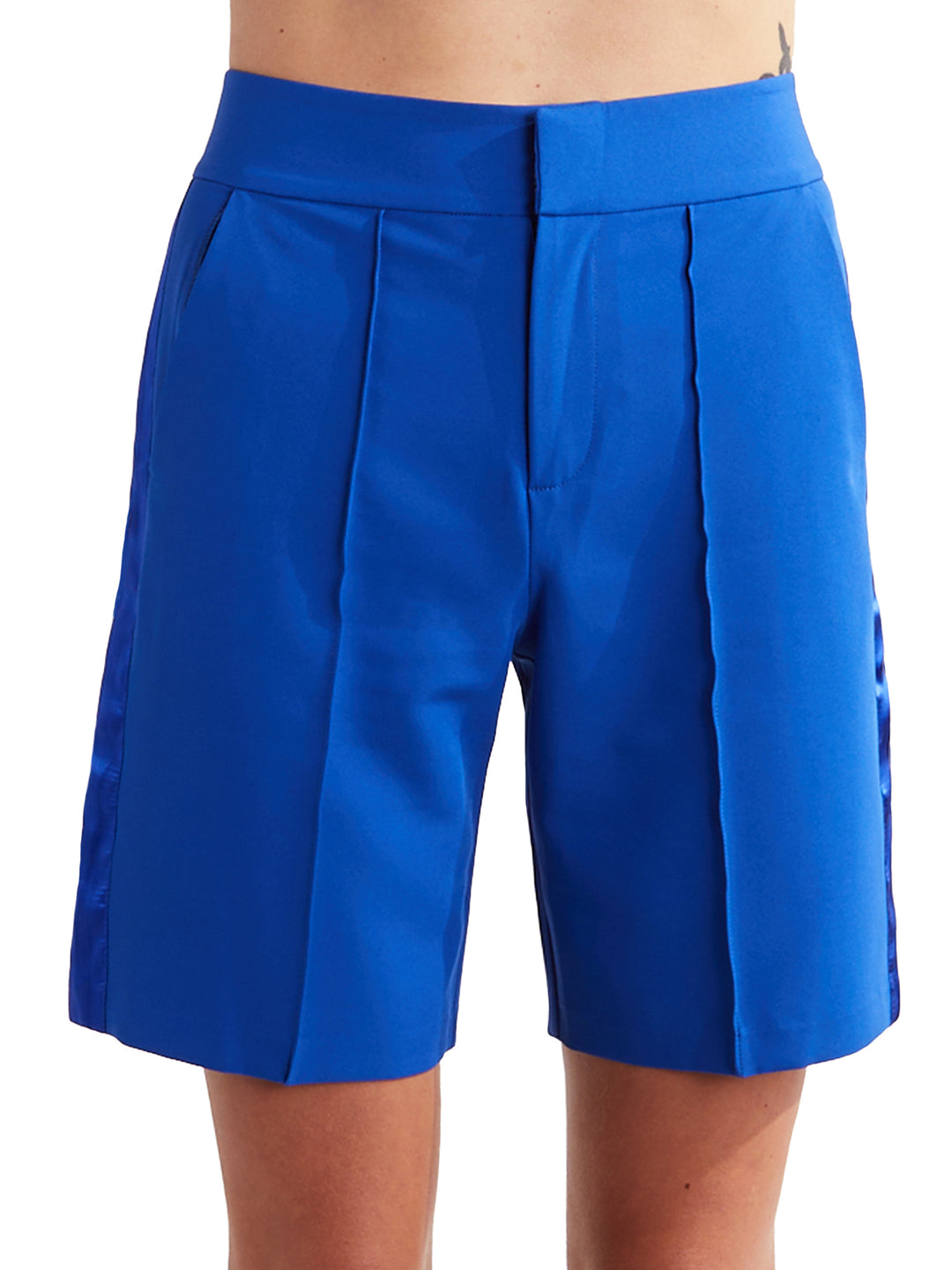 Tuxedo Shorts in Cobalt Blue