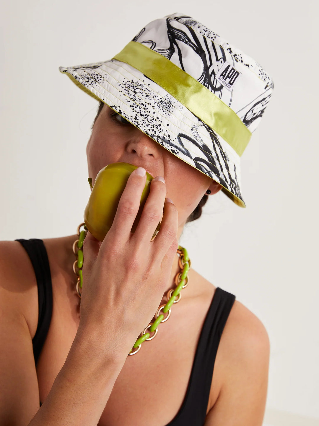 Amy Page DeBlasio Hats Custom Print Reversible Bucket Hat