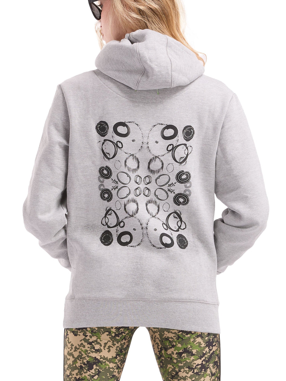 Amy Page DeBlasio Sweatshirts Hooded Sweatshirt in Heather Grey with Custom Print