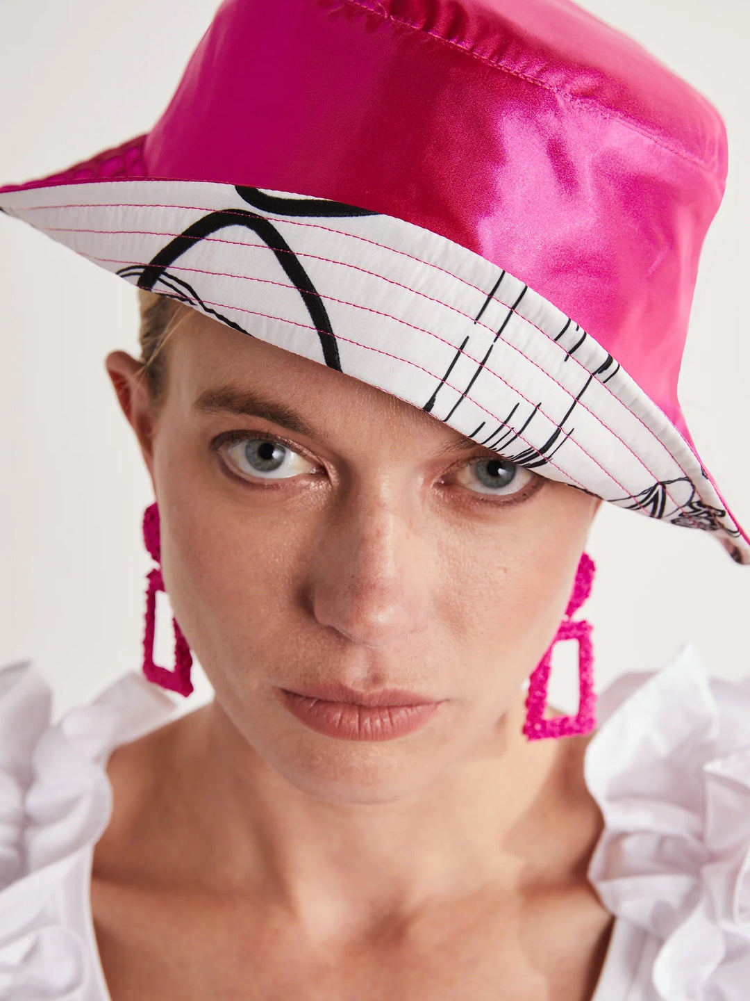 Amy Page DeBlasio Hats Custom Print Reversible Bucket Hat