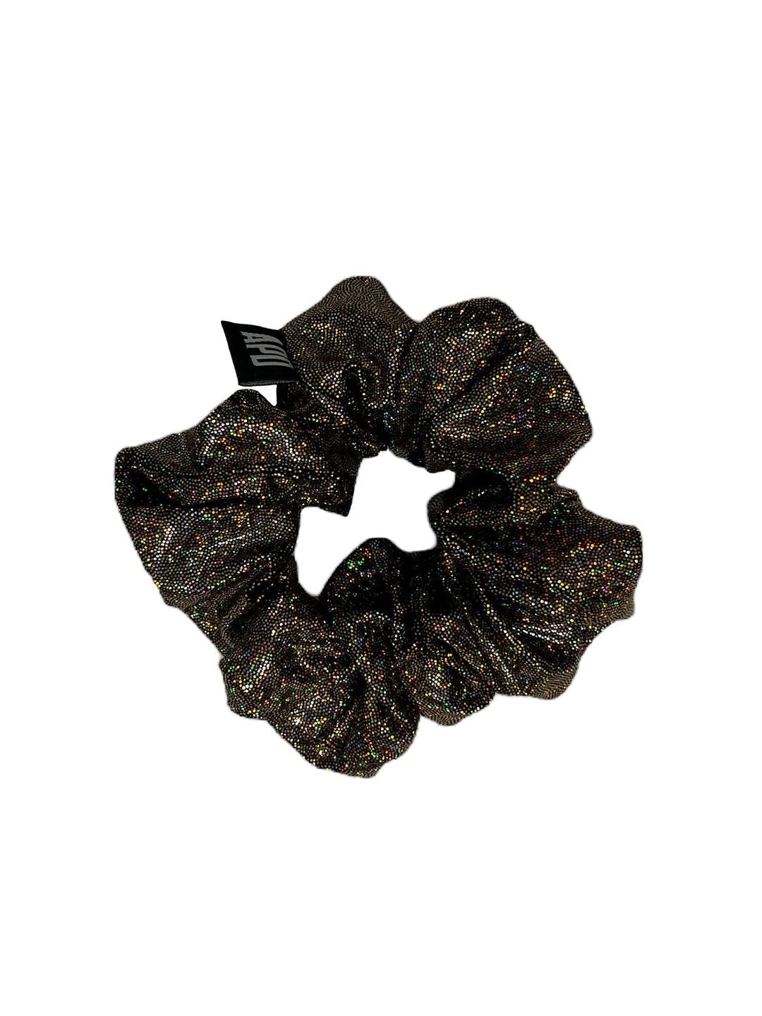 Amy Page DeBlasio Scrunchie Iridescent Gold Spandex No Waste Scrunchie