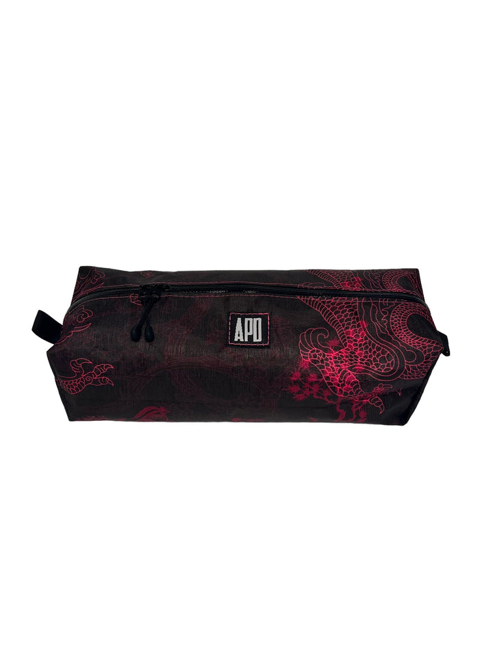 Amy Page DeBlasio Bags Pink Dragons w/ Pink Topstitching Lightweight Incidental Bag