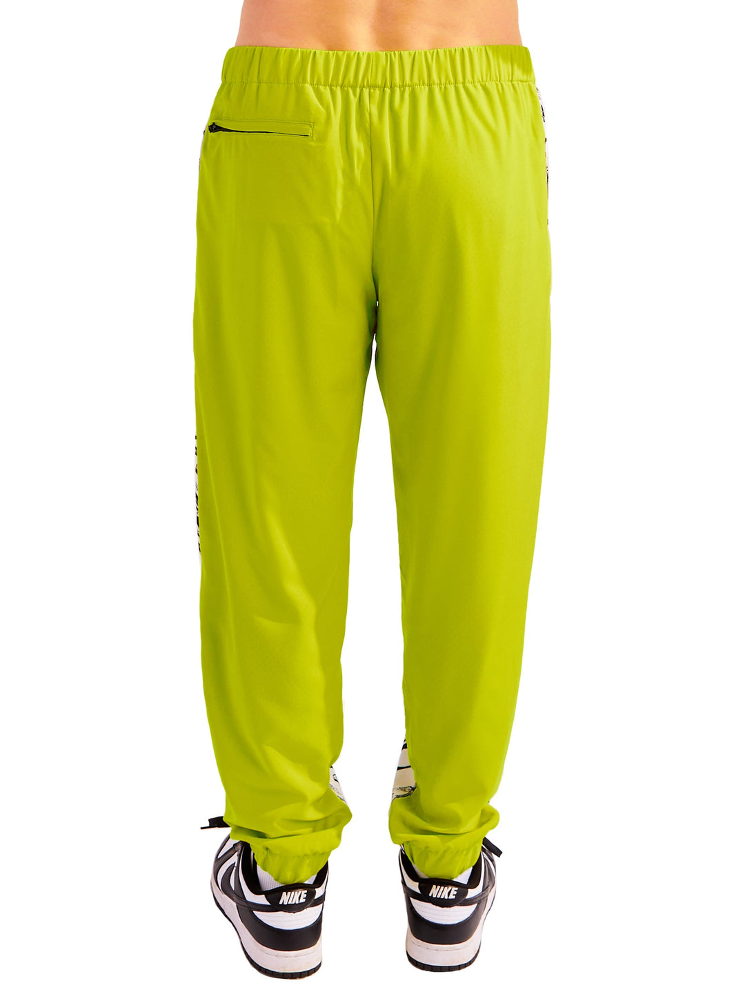 Amy Page DeBlasio Pants Windbreaker Pants in Custom Print Color Block