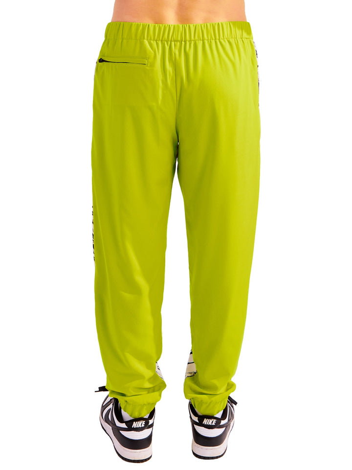 Amy Page DeBlasio Pants Windbreaker Pants in Custom Print Color Block