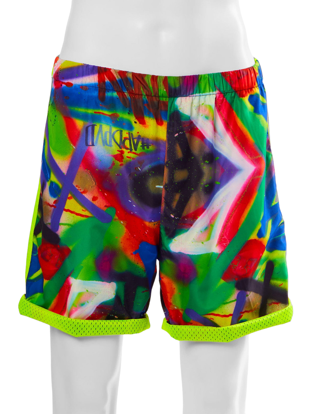 Amy Page DeBlasio Shorts Graffiti Print Shorts