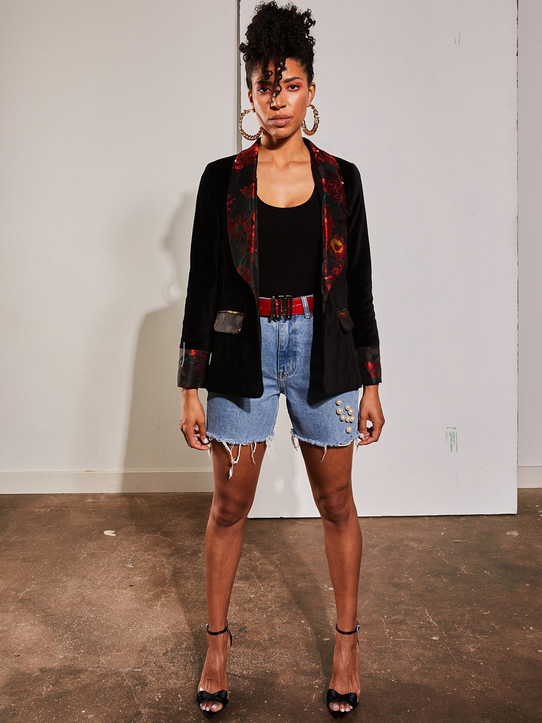 Amy Page DeBlasio Jackets and Coats Cotton Velvet Blazer