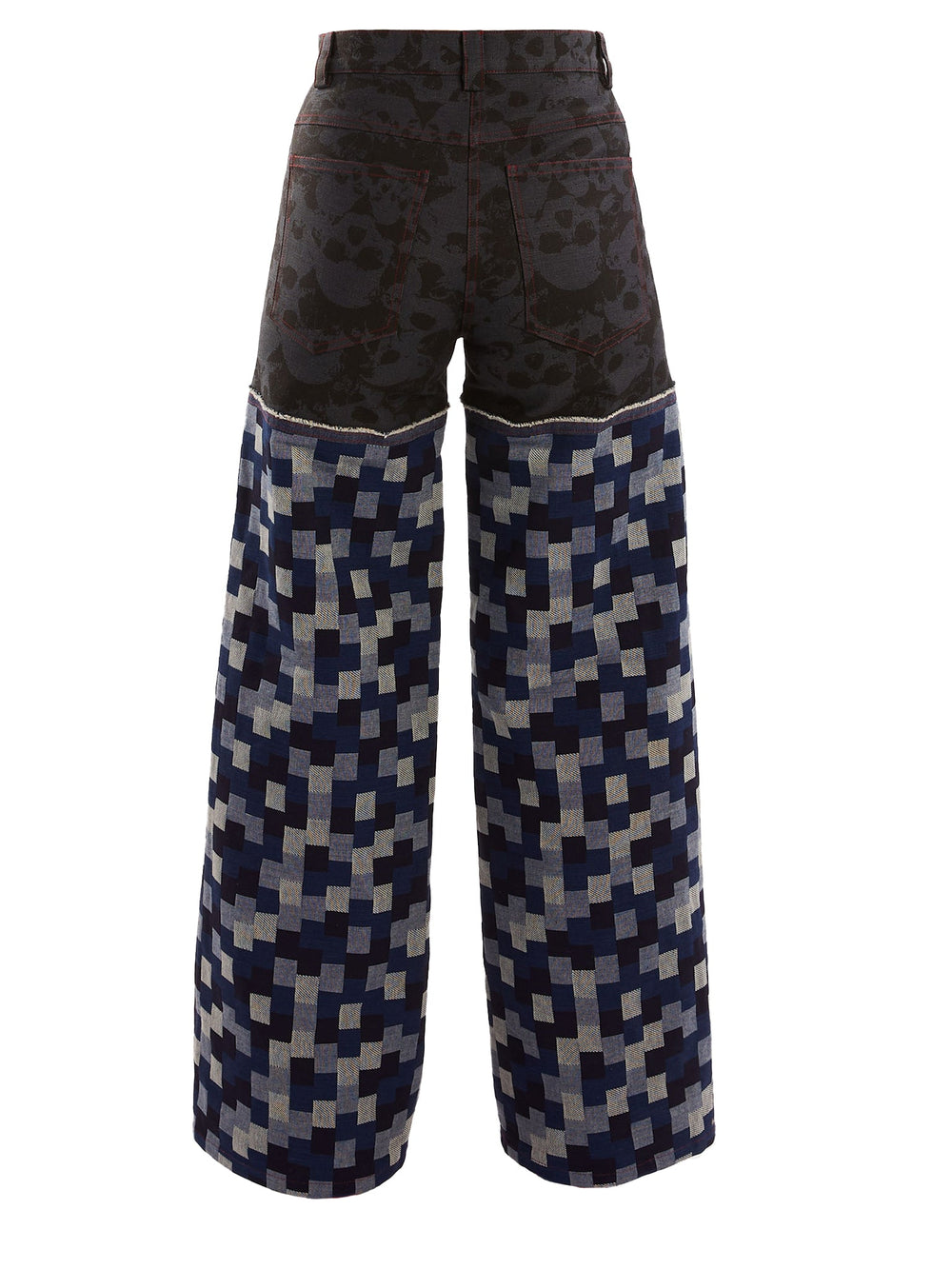Amy Page DeBlasio Pants Wide Leg Pant in Denim