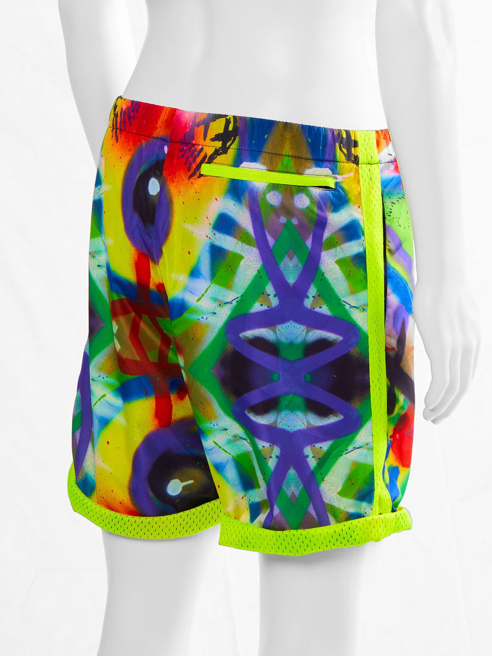Amy Page DeBlasio Shorts Graffiti Print Shorts