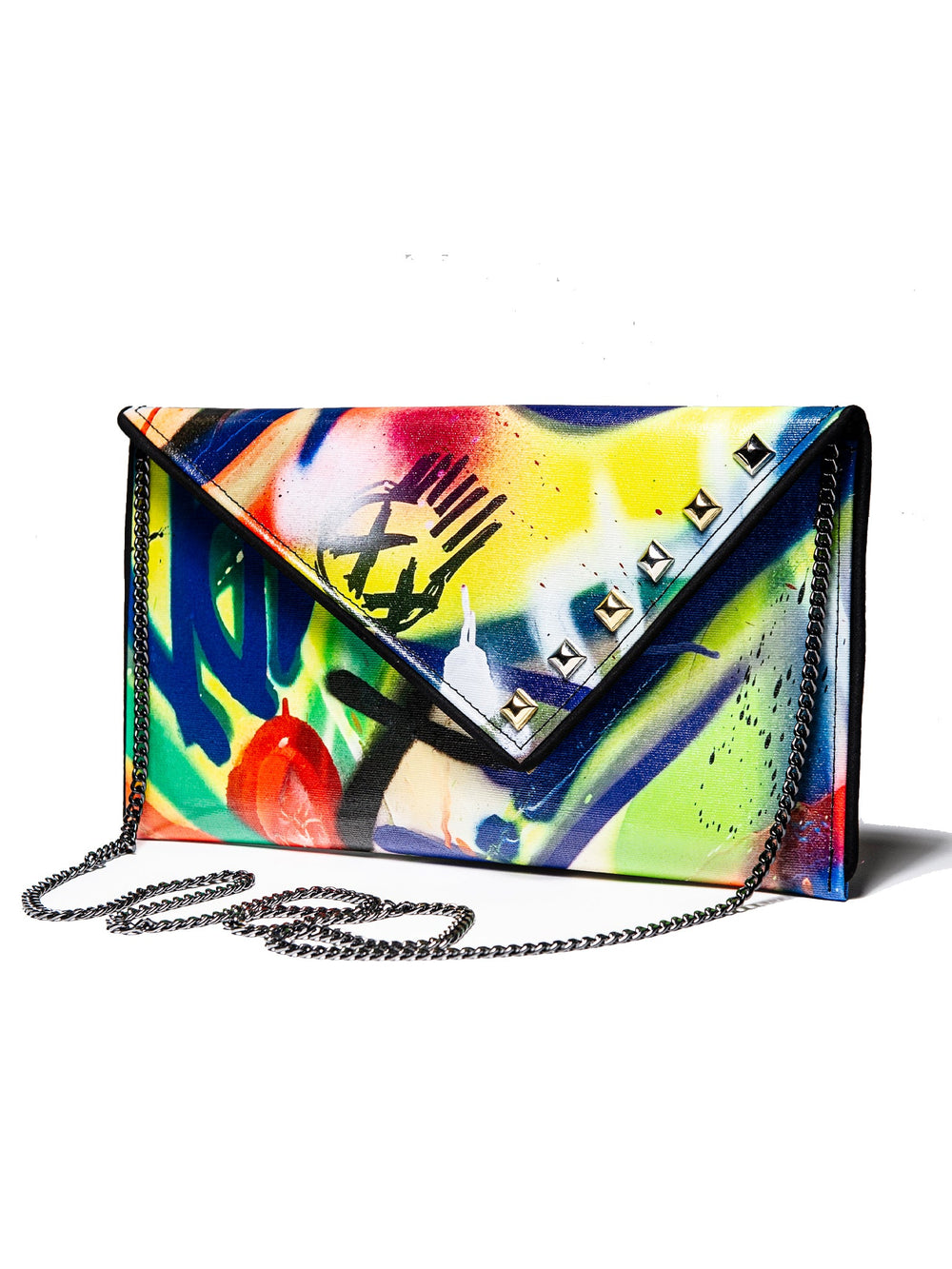 Amy Page DeBlasio Bags Kent Stetson X APD Collab Asymmetrical Clutch