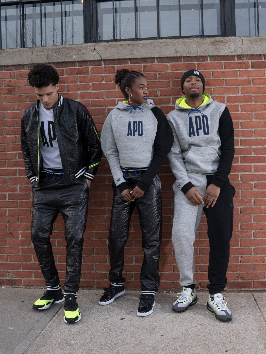 Amy Page DeBlasio Jackets and Coats Leather Bomber Jacket in Black