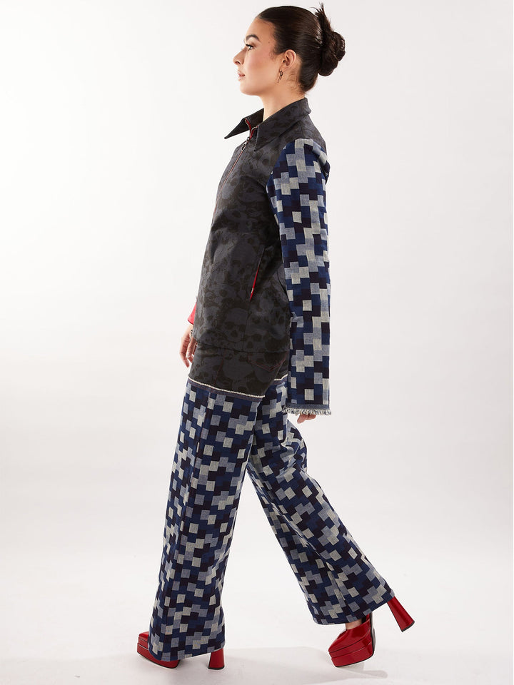 Amy Page DeBlasio Pants Wide Leg Pant in Denim