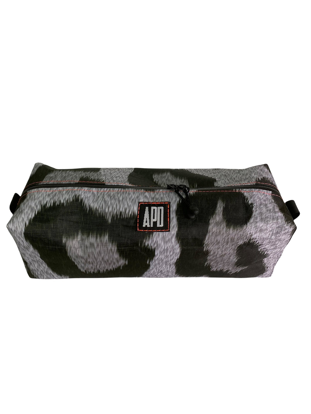 Amy Page DeBlasio Bags Snow Leopard w/ Pink Topstitching Lightweight Incidental Bag