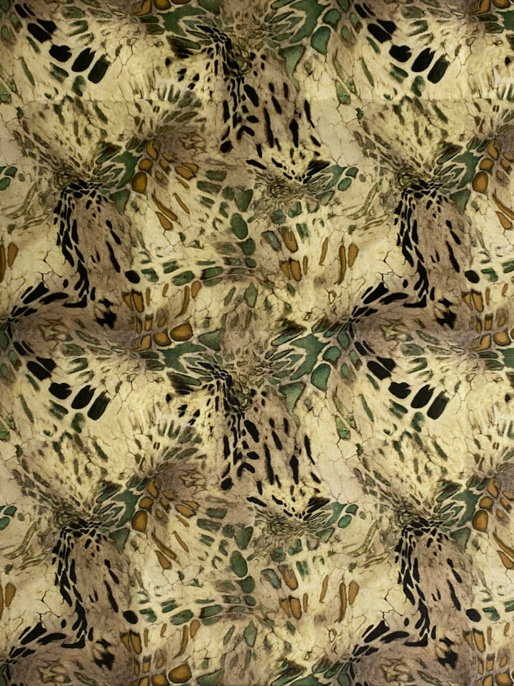 Amy Page DeBlasio Bags Beige, Black, & Green Scales Lightweight Incidental Bag