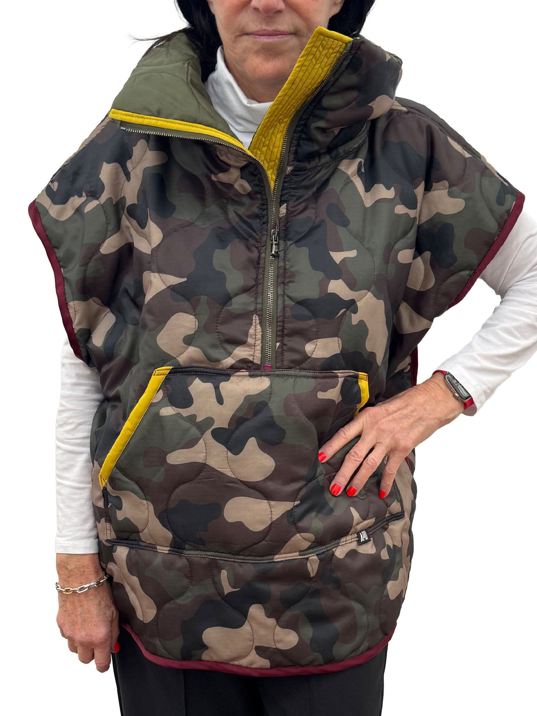 Amy Page DeBlasio Coats & Jackets THE ULTIMATE VEST IN QUILTED CAMO