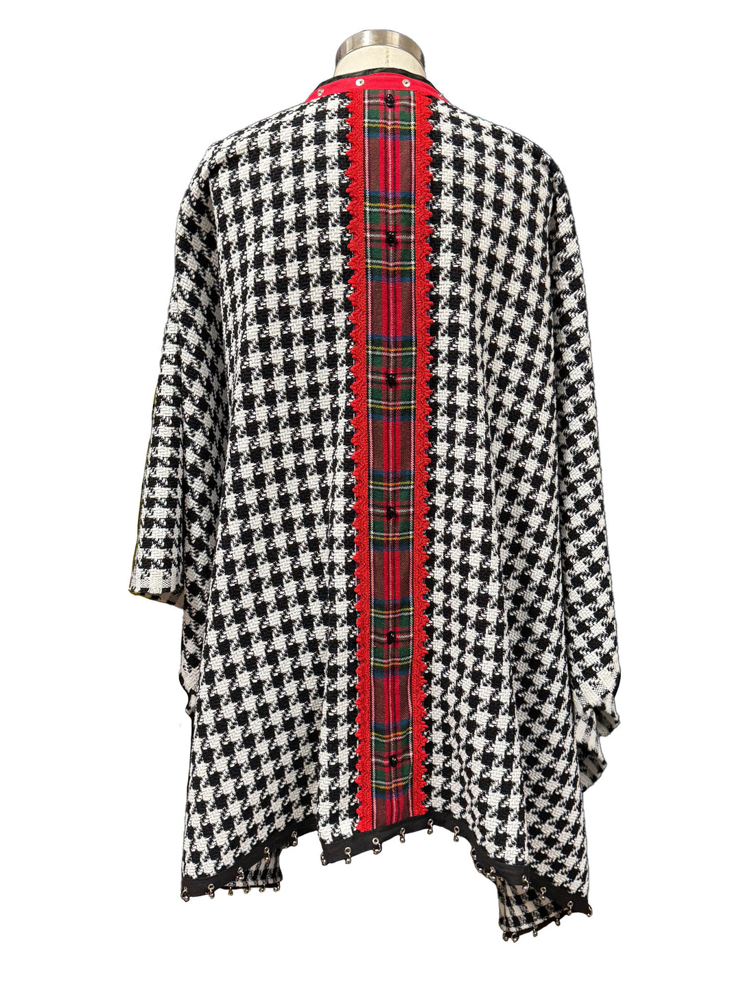 Houndstooth Kimono Shawl