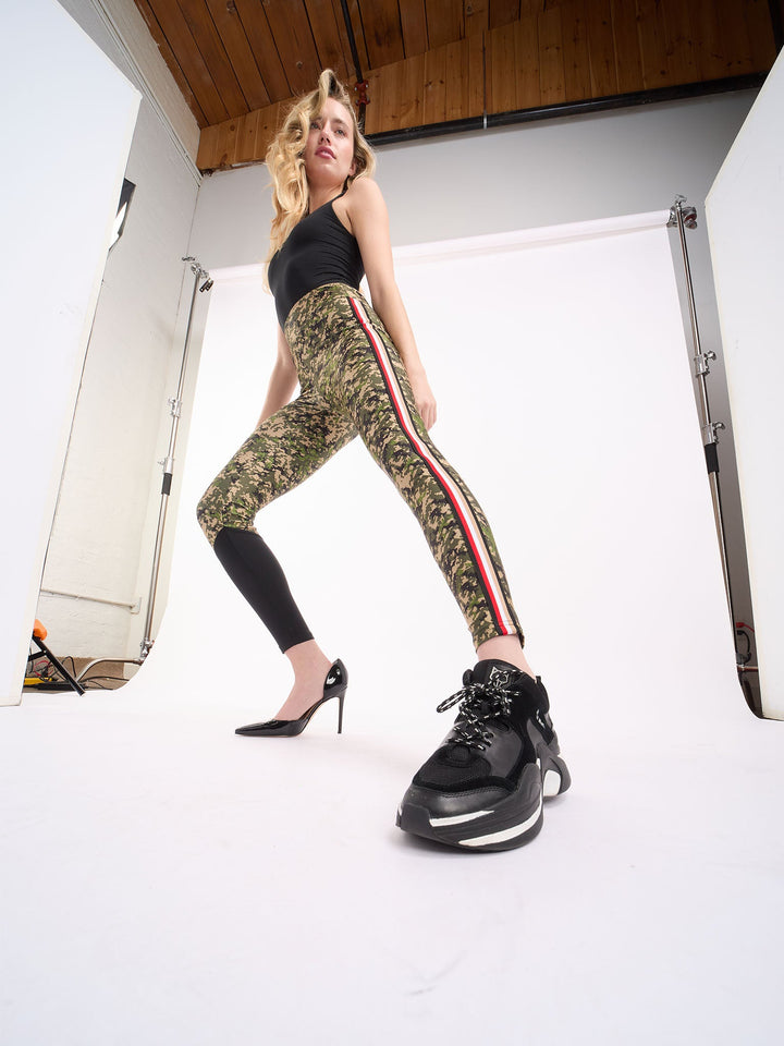 Amy Page DeBlasio Leggings Leggings in Digi Camo Print