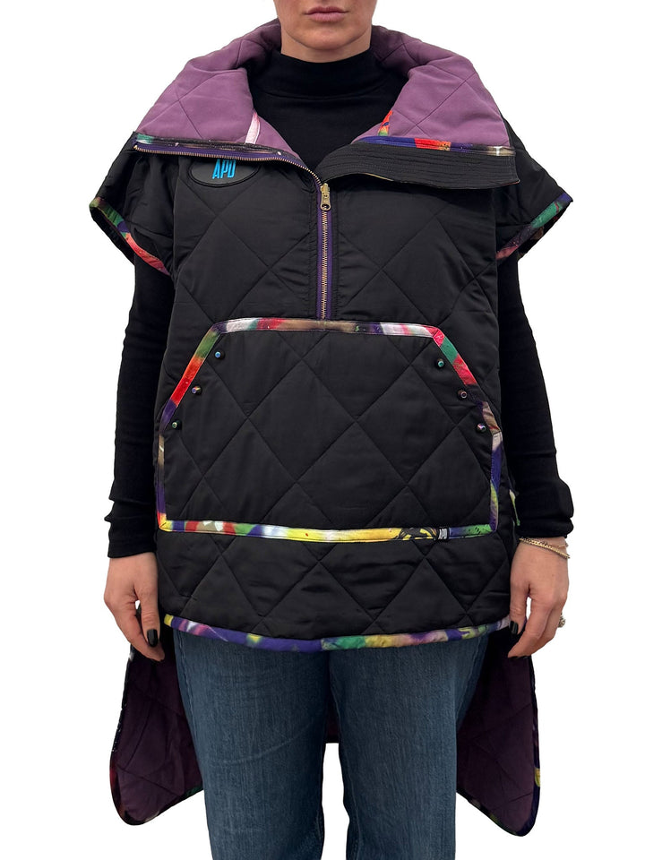 Amy Page DeBlasio Vests THE LONG ULTIMATE VEST IN BLACK QUILTING