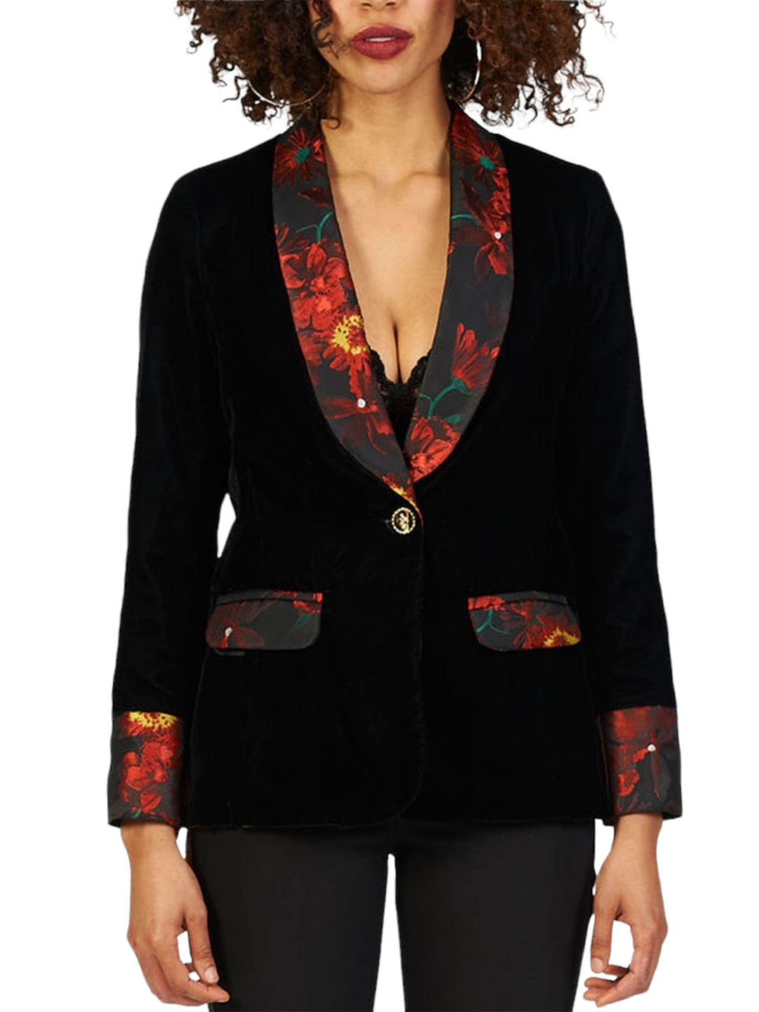 Cotton Velvet Blazer