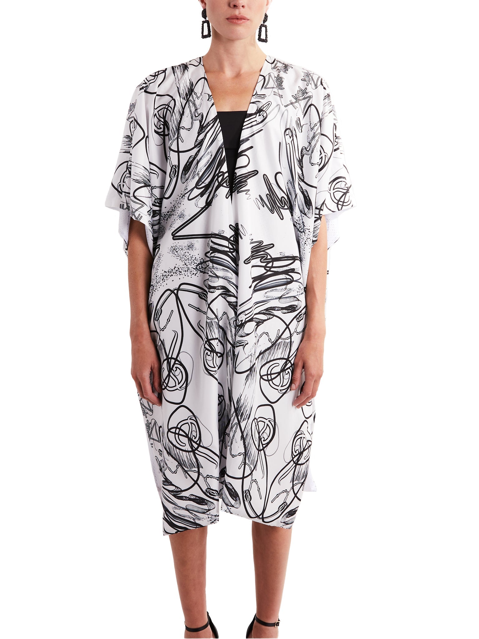 Women's Reversible Kimono Shawl in Custom Print – Amy Page DeBlasio