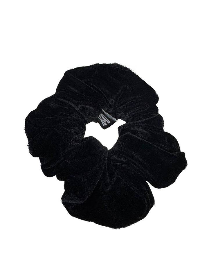 Amy Page DeBlasio Scrunchie Black Velvet No Waste Scrunchie