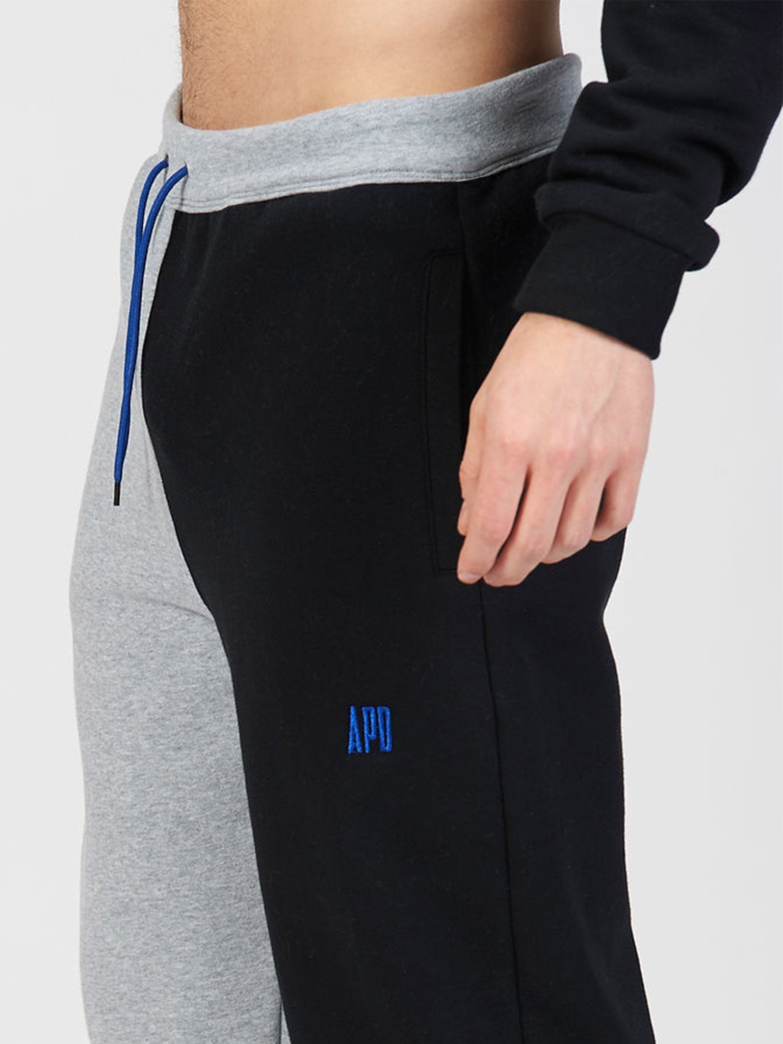 Two tone best sale sweatpants mens