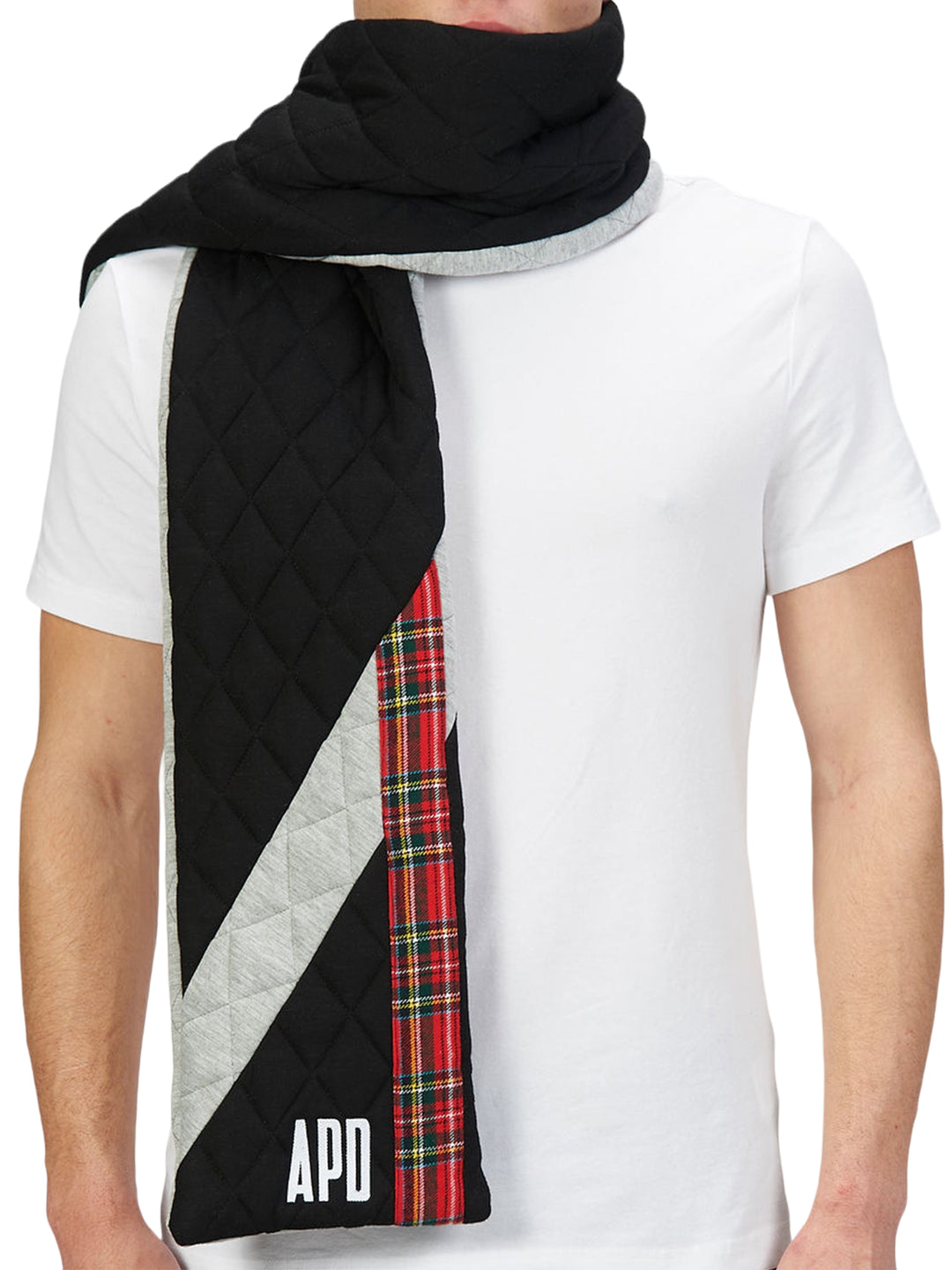 Quilted Patchwork Logo Scarf (50% OFF)