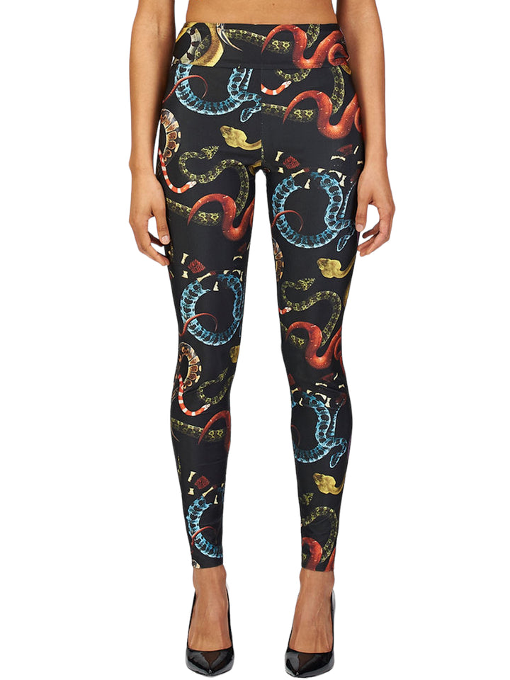leggings in snake print, fashion leggings, stylish  snake print leggings