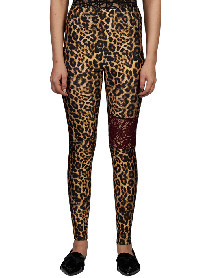 Leopard and Lace Leggings