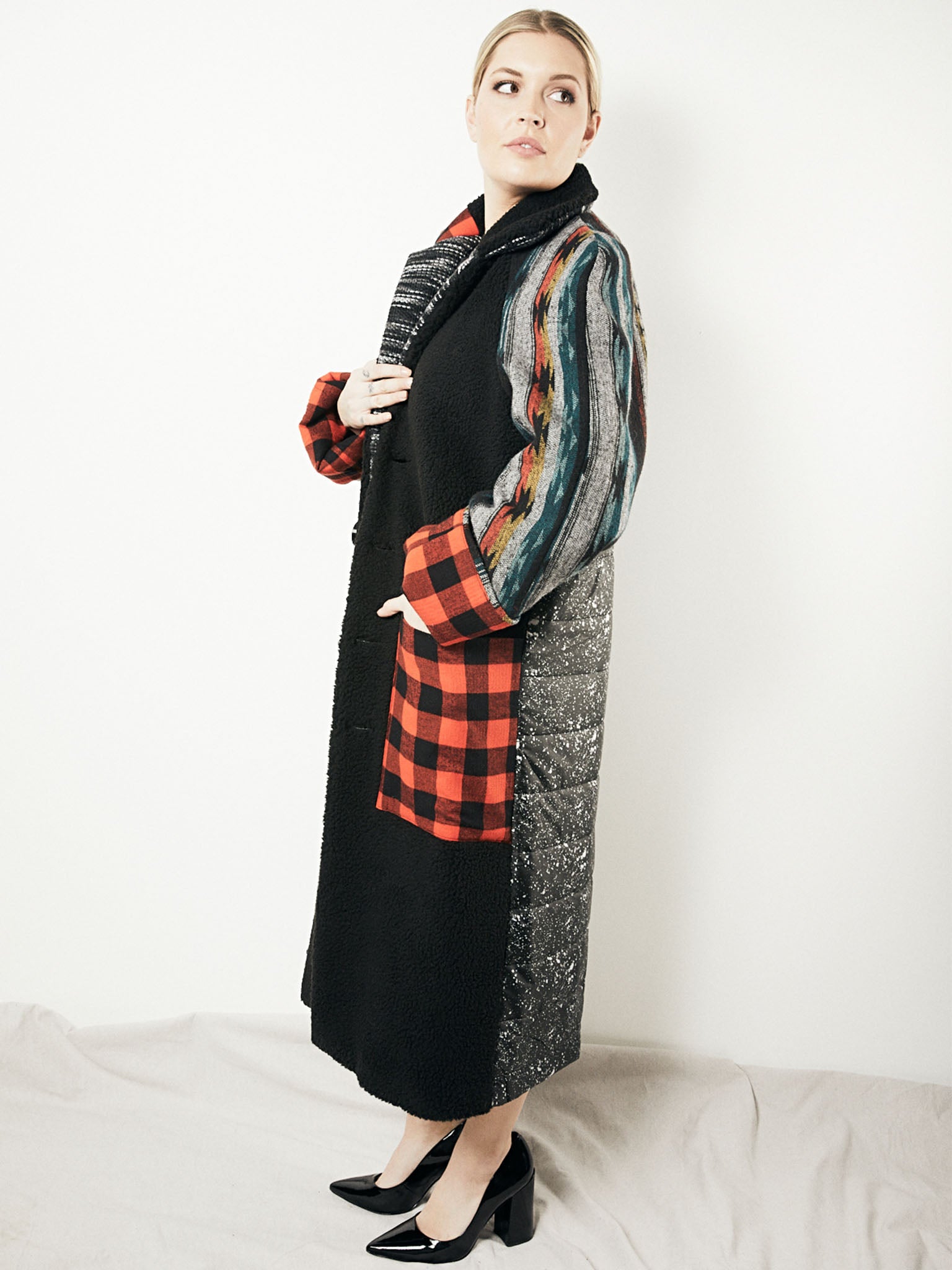 Unisex Wool Patchwork Trench Coat – Amy Page DeBlasio