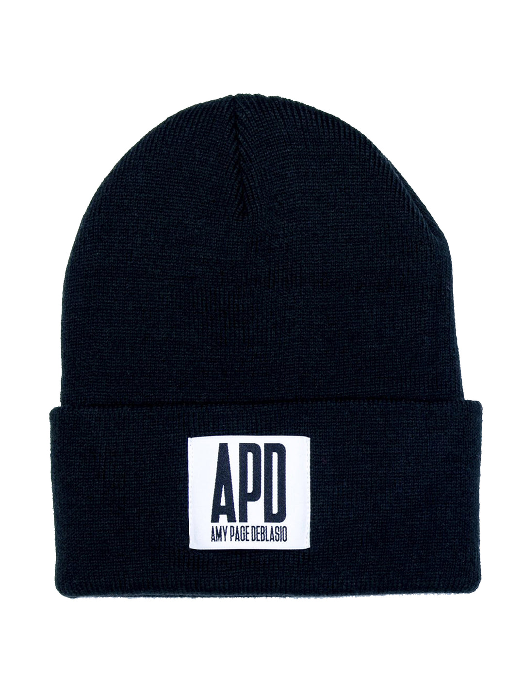 Beanie in Black with Logo Tag