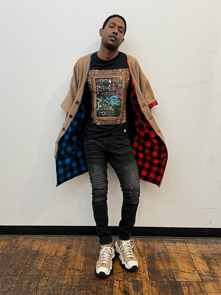 Unisex Reversible Button-Down kimono