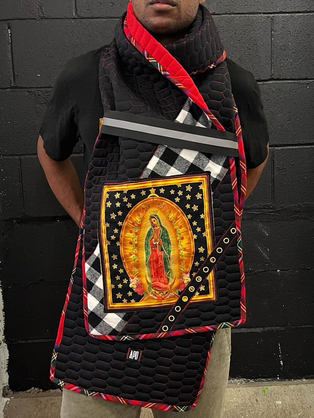 Our Lady of Guadalupe Quilted Patchwork Scarf (25% OFF)