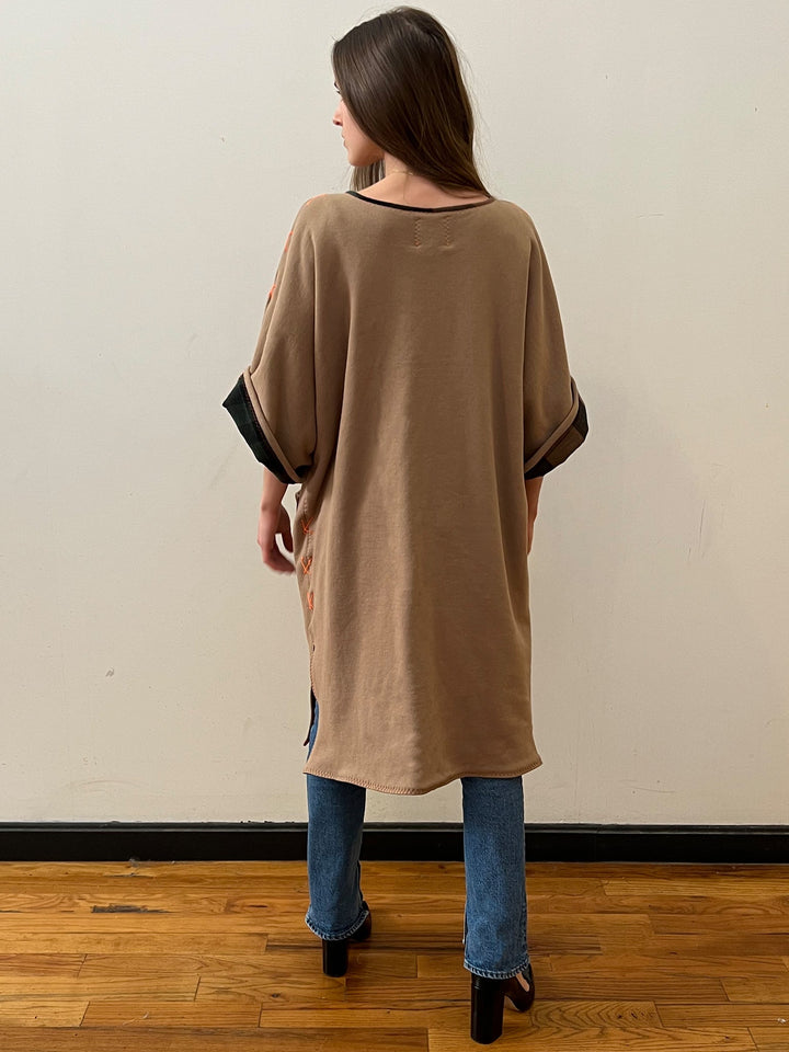 Unisex Reversible Button-Down kimono