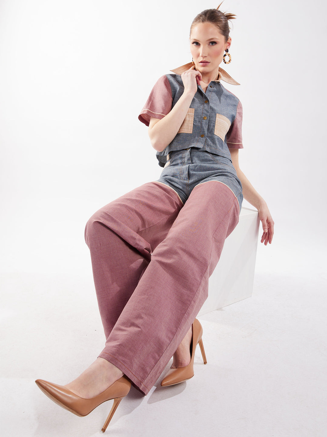 Women’s chambray co-ord