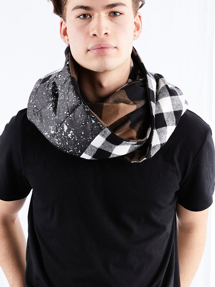 Reversible Infinity Scarf in Check (20$ OFF)