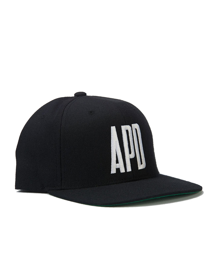 Black New Era Logo Snapback Hat