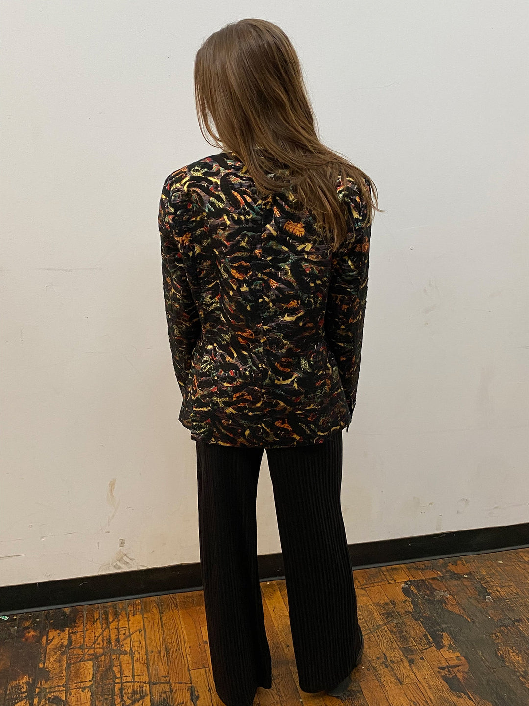 Multicolor Brocade Suit Jacket (40% OFF)